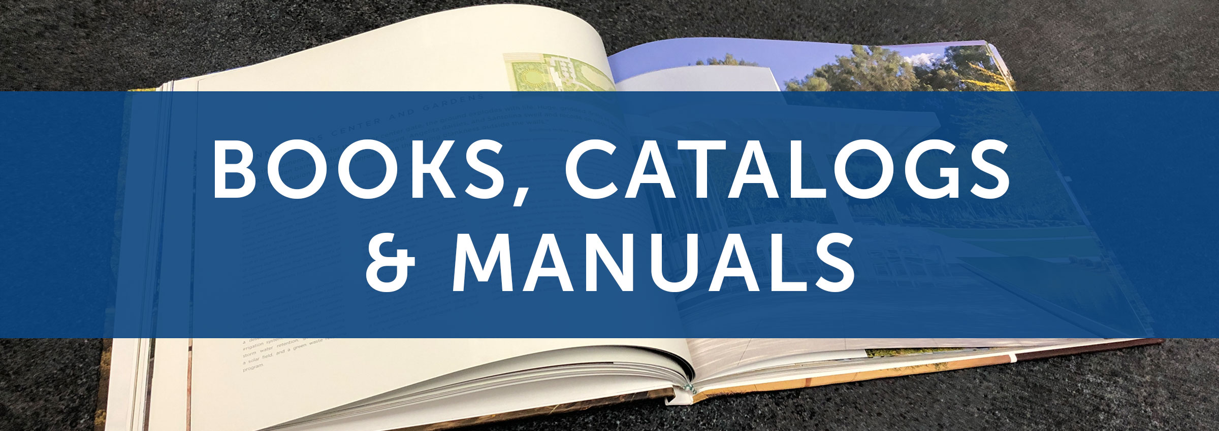 Books, Catalogs and Manuals